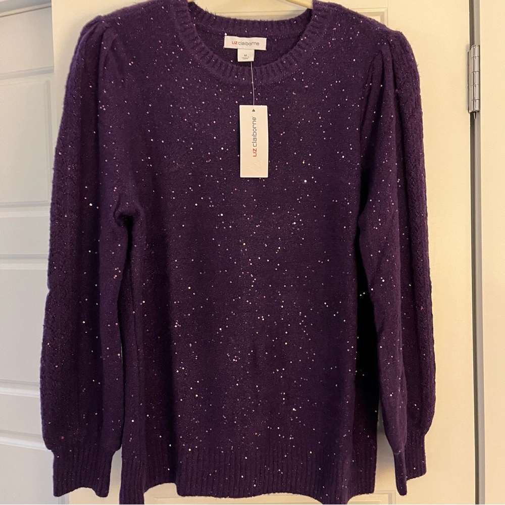 Liz Claiborne sequin sweater